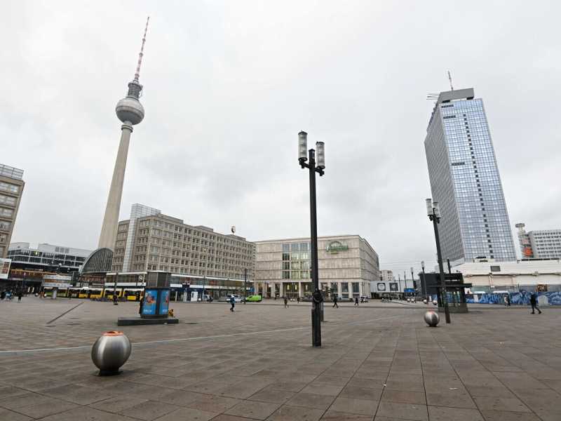 Alexanderplatz, Berlino (foto Ansa)&nbsp;<br />