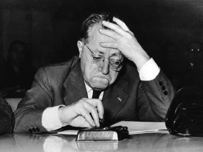Palmiro Togliatti, guida storica del Partito comunista. E' morto in Russia nel 1964(foto LaPresse)&nbsp;<br />