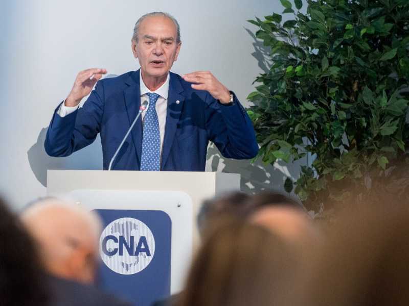 Sergio Silvestrini, segretario generale della Cna (foto LaPresse)&nbsp;<br />
