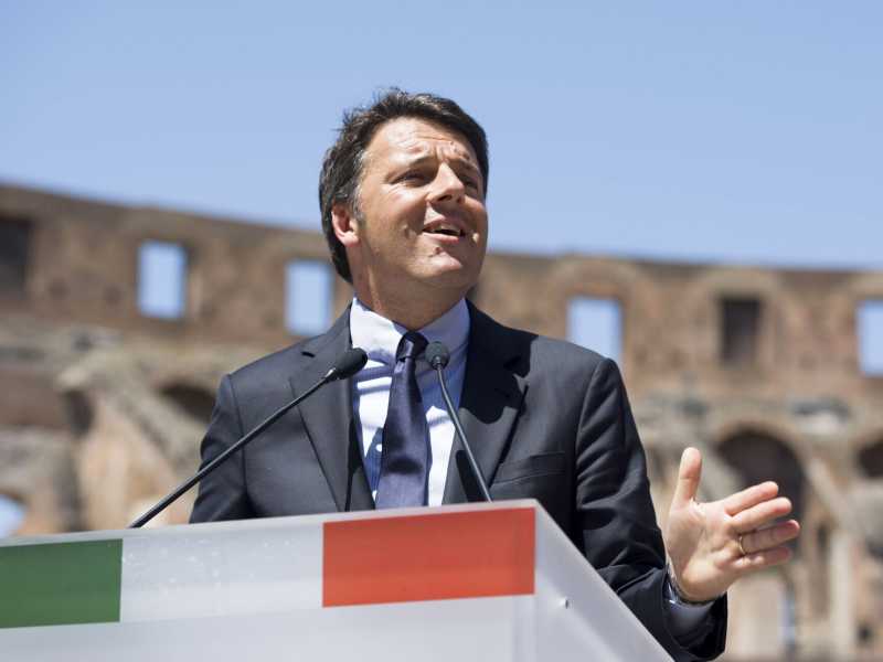 Matteo Renzi (foto Ansa)&nbsp;<br />