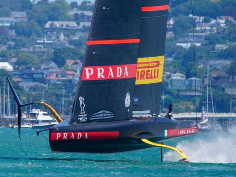 Foto tratta dalla pagina Facebook&nbsp;Luna Rossa Prada Pirelli Team