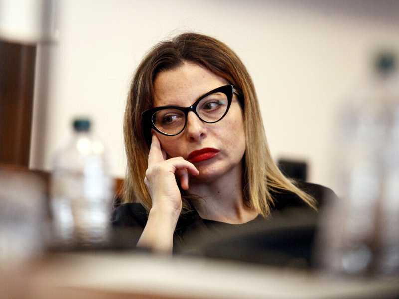 Teresa Ciabatti, autrice del libro 'Sembrava bellezza', appena uscito per Mondadori (foto LaPresse)&nbsp;<br />