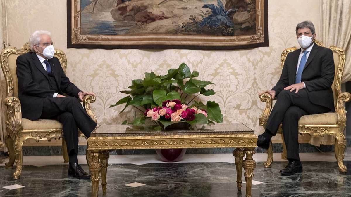 Immagine di L'esplorazione di Fico è fallita: "La maggioranza non c'è". Mattarella convoca Draghi