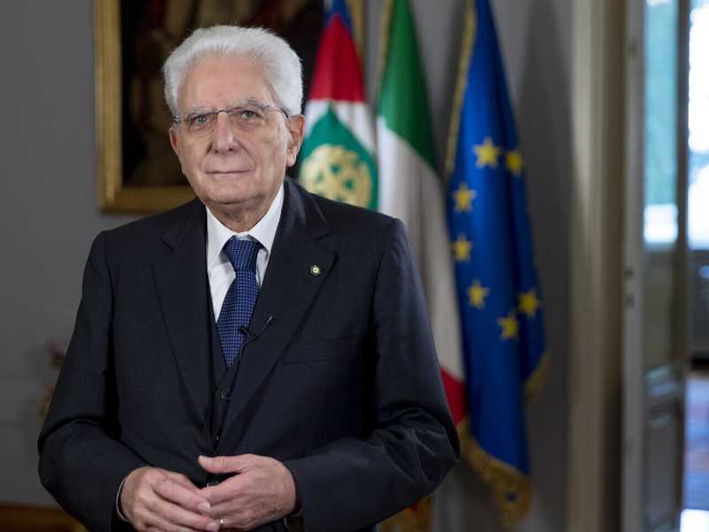 Il presidente della Repubblica, Sergio Mattarella (Foto LaPresse)