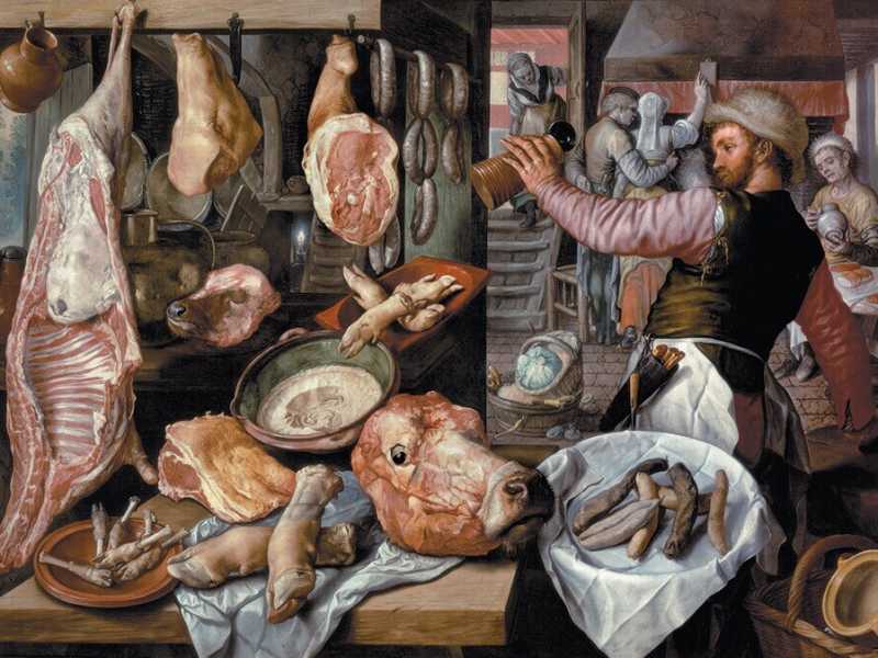 Bottega del Macellaio, Joachim Beuckelaer, 1568<br />&nbsp;<br />