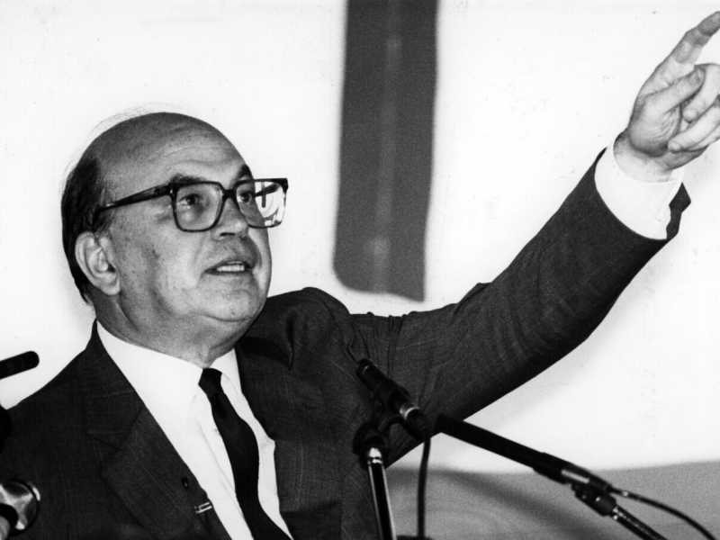 1991, Roma, Bettino Craxi (LaPresse Torino/Archivio storico )&nbsp;<br />