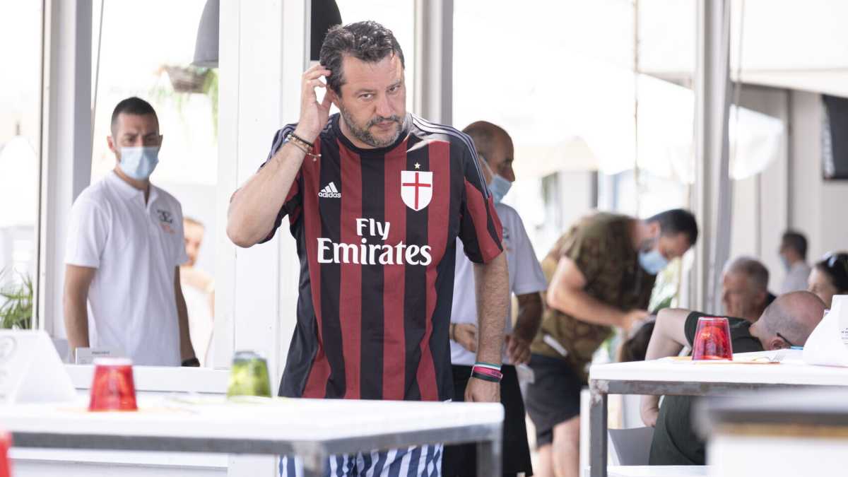 Immagine di "Salvini per Draghi sarebbe diventato anche interista"