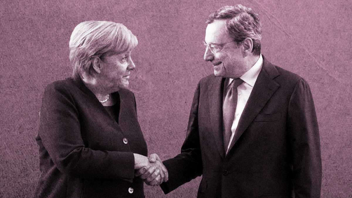 Immagine di Merkel e Draghi, la special relationship dell’Ue