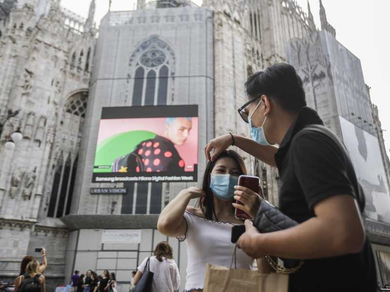 Milano, la prima fashion week digitale (LaPresse)&nbsp;<br />