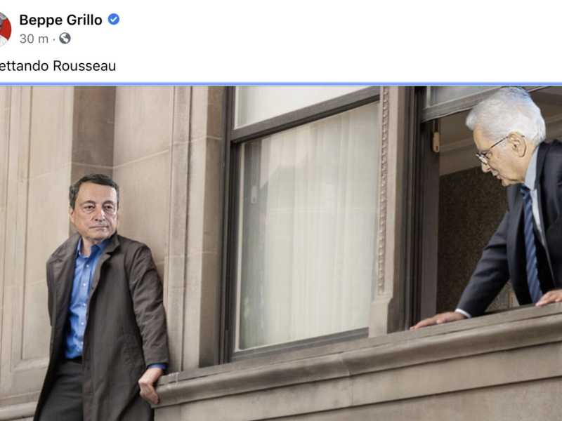 Rousseau, cosa succede se vince il No a Draghi?