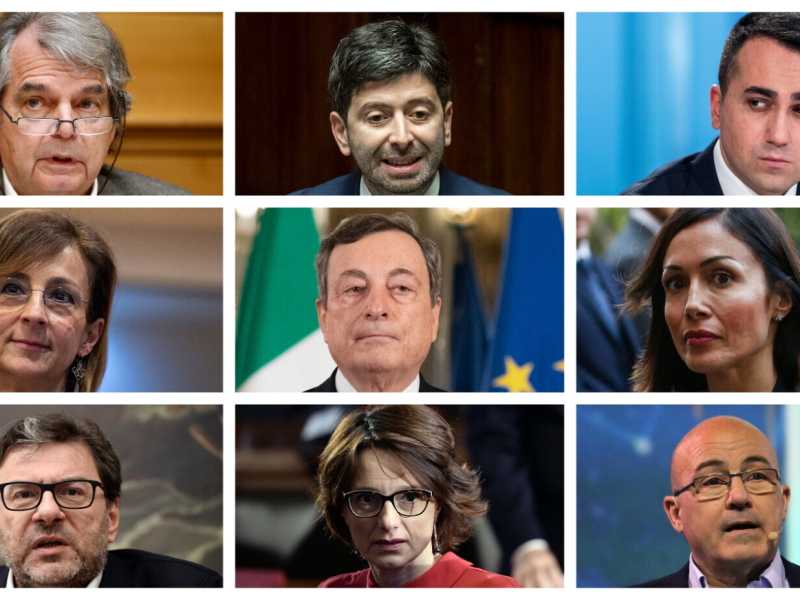 Ecco tutti i ministri del governo Draghi