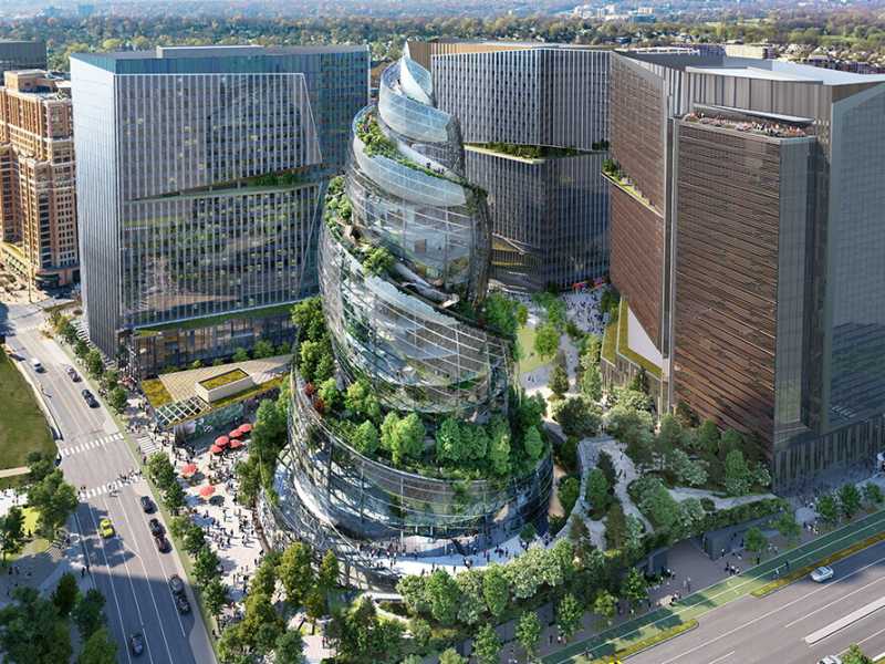 Il bosco verticale di Amazon