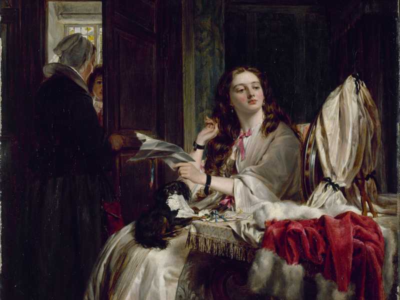 John Callcott Horsley, &ldquo;La mattina di San Valentino&rdquo;, 1865, Walker Art Gallery, Liverpool (Wikimedia Commons)