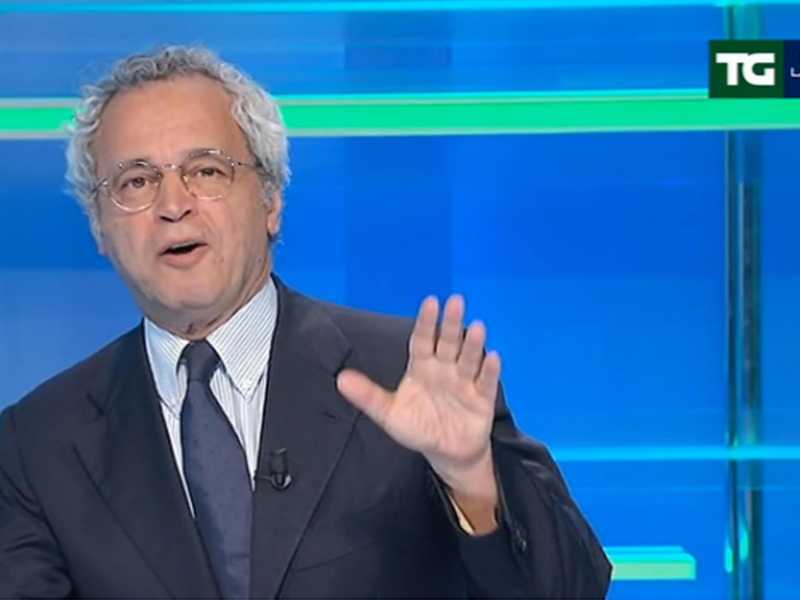 Enrico Mentana, direttore del Tg La7 (Ansa)