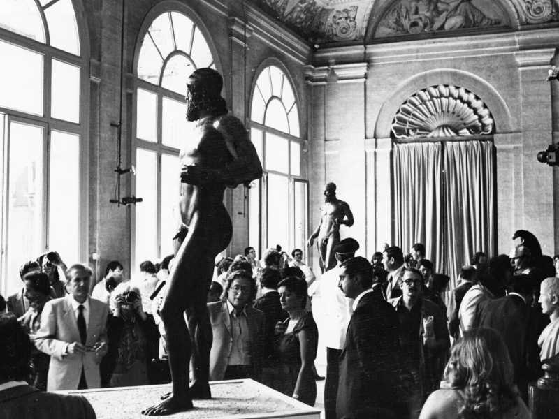 &nbsp;I Bronzi di Riace al Quirinale, archivio LaPresse<br />