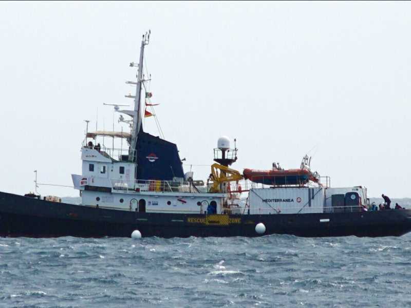 &nbsp;Nave Mare Jonio (foto LaPresse)