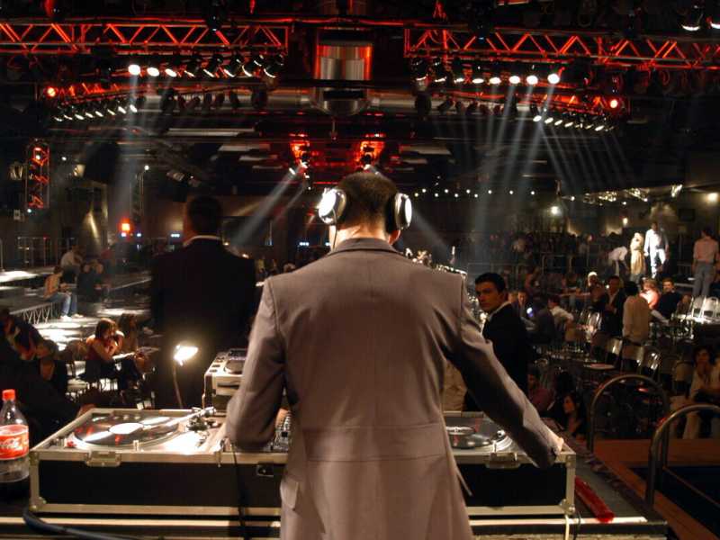 Una festa all'Alcatraz di Milano, in occasione della settimana della moda. Il 23 febbraio 2020, l'ultima serata per lo storico locale (LaPresse)