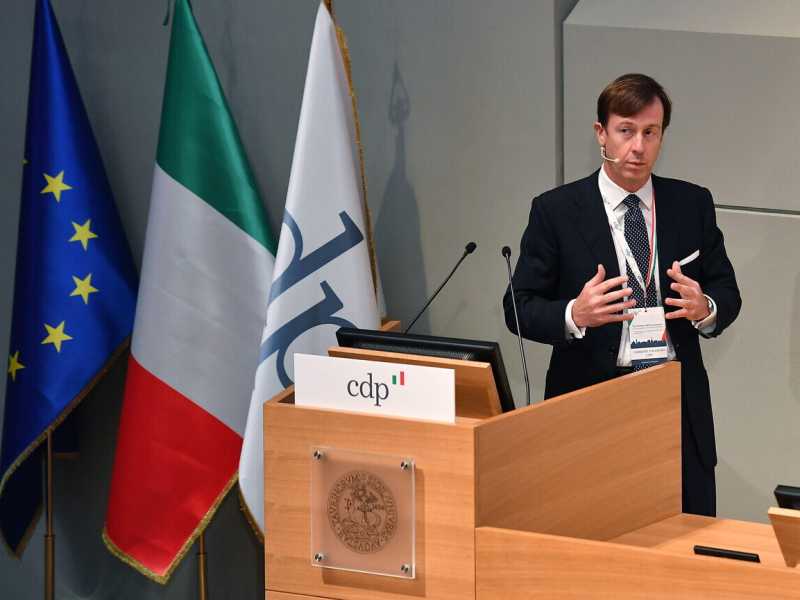 Fabrizio Palermo, ad di Cassa Depositi e prestiti (foto Ansa)