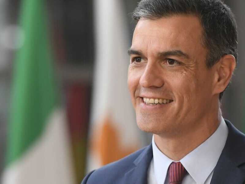 Il premier spagnolo Pedro S&aacute;nchez (foto LaPresse)