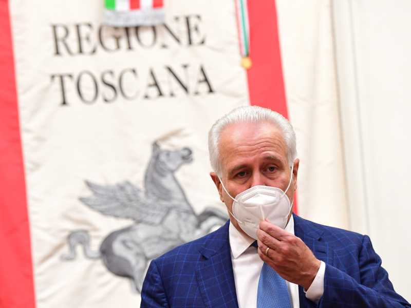 Eugenio Giani, presidente della regione Toscana (LaPresse)