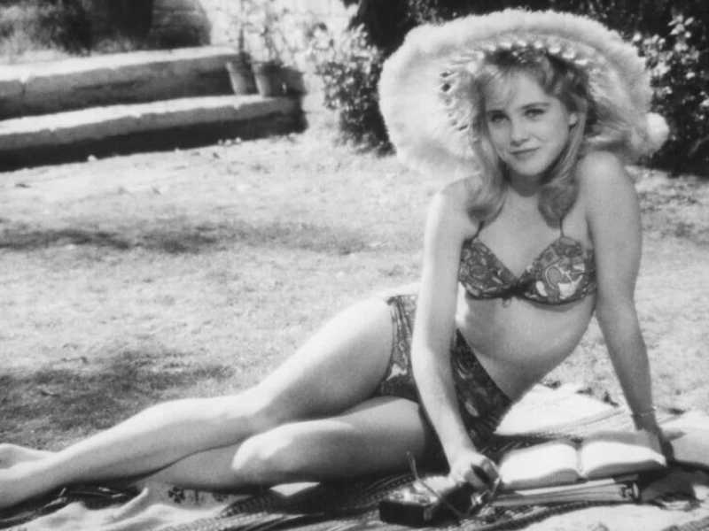 Sue Lyon &egrave; <em>Lolita</em> nel film di Stanley Kubrick (1962), tratto dall'omonimo romanzo di Nabokov