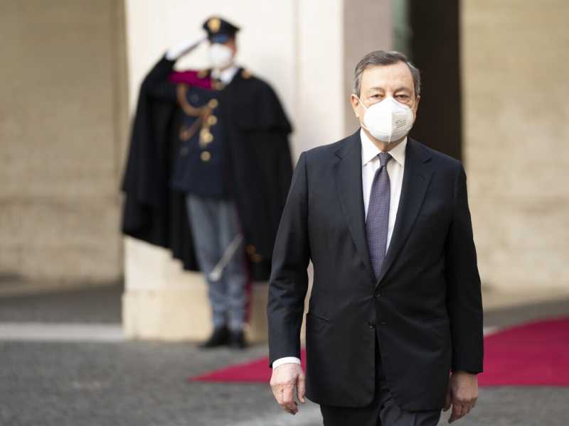 Mario Draghi (foto Ansa)