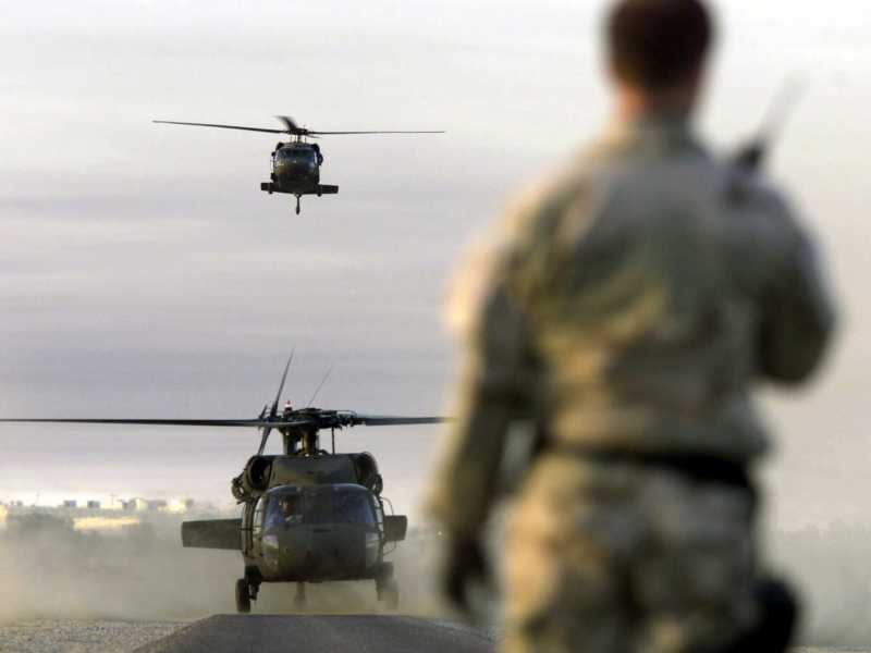 Militari Usa in azione a Kabul, in una foto d'archivio Ansa