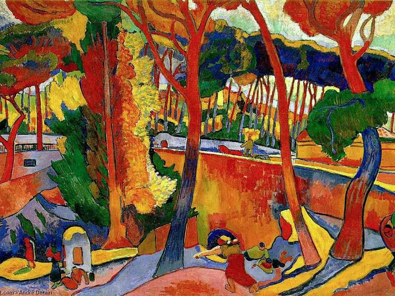 Andr&eacute; Derain - L'Estaque, route tournante, dettaglio (1906)&nbsp;<br />