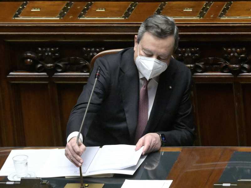 Mario Draghi (foto Ansa)