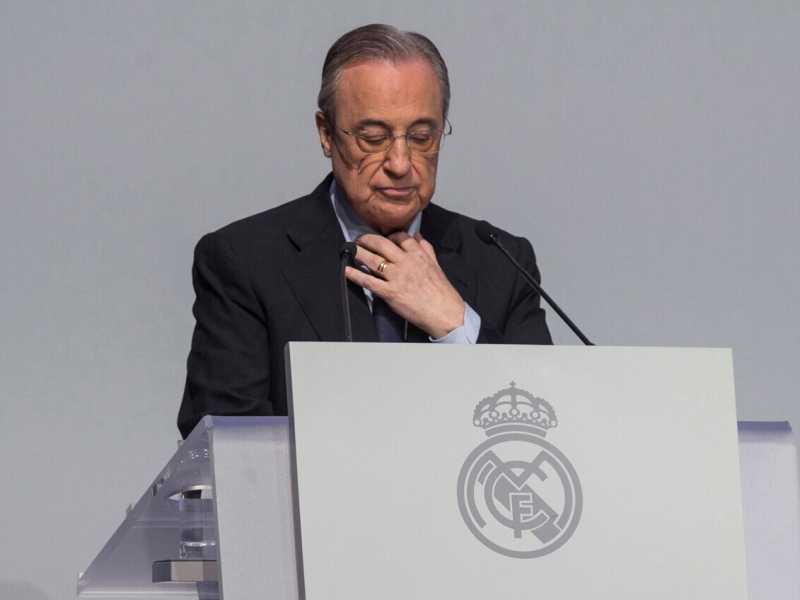 Florentino P&eacute;rez, imprenditore spagnolo e politico, dal 2009 &egrave; presidente del Real Madrid (Ansa)&nbsp;