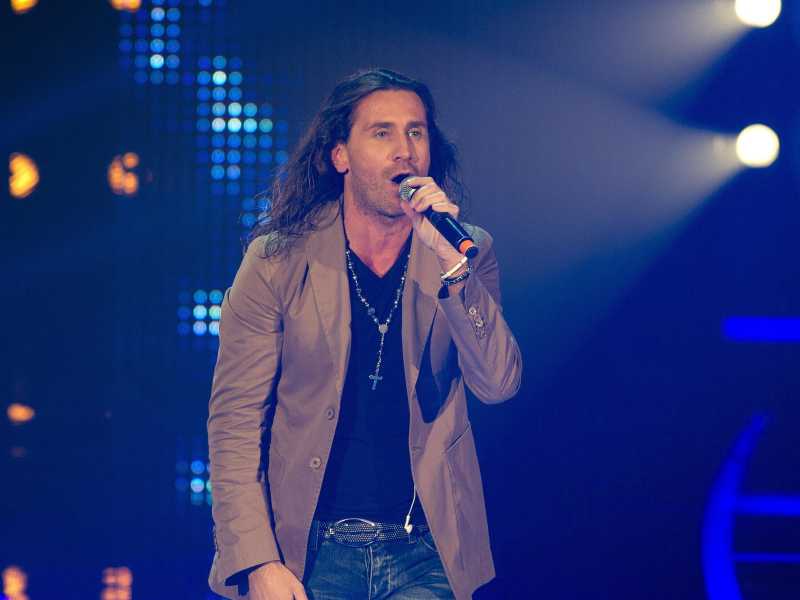 Il cantante Povia (foto Ansa)