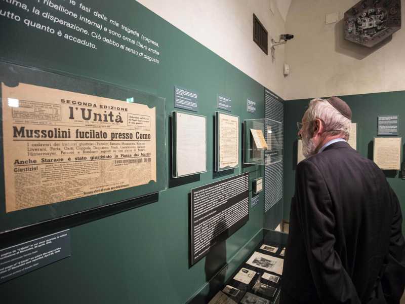 Roma, Museo Ebraico. La mostra &ldquo;Italiani di Razza ebraica: le leggi antisemite del 1938 e gli ebrei di Roma&rdquo; (foto LaPresse)&nbsp;<br />