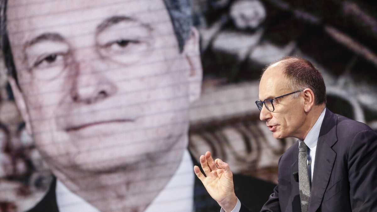Immagine di Letta dice la sua prima cosa di sinistra. Ma tutti lo zittiscono