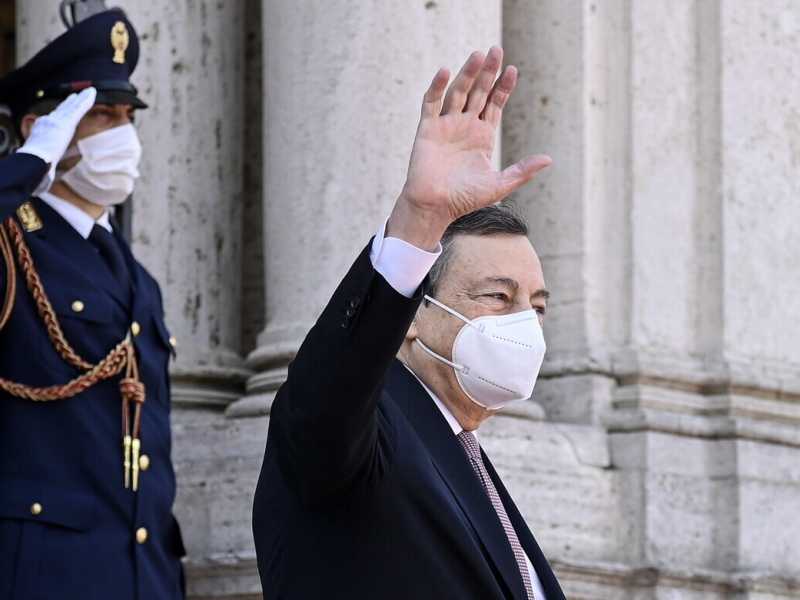 Mario Draghi (foto Ansa)