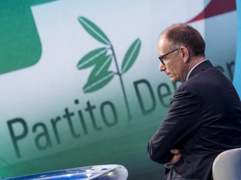Enrico Letta, segretario del Pd (foto LaPresse)