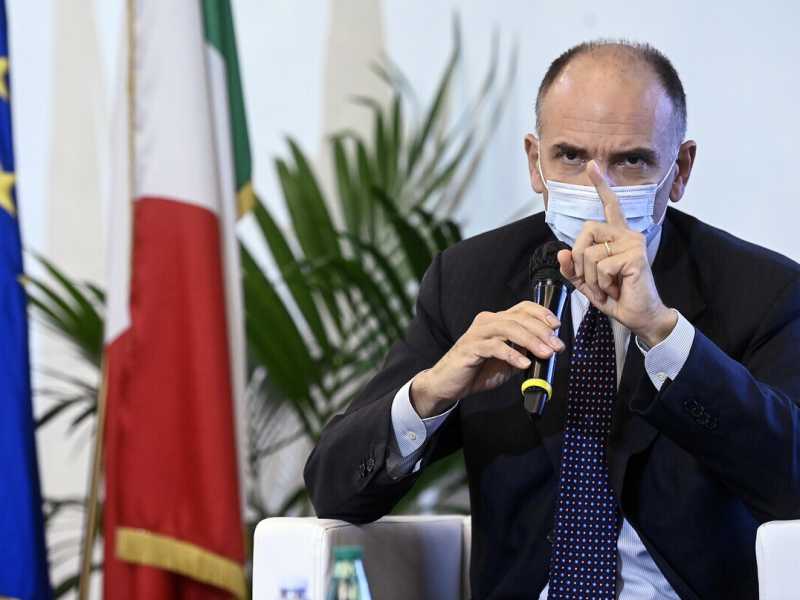 Enrico Letta (foto Ansa)