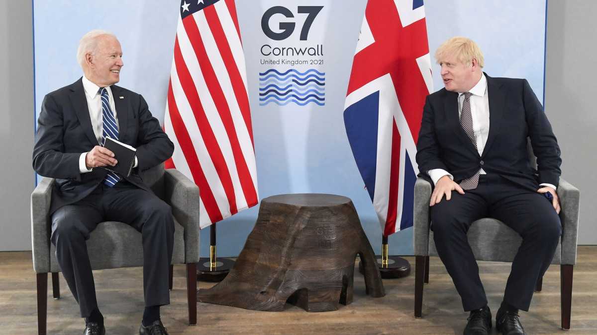Immagine di Il primo incontro tra Biden e Johnson resta speciale
