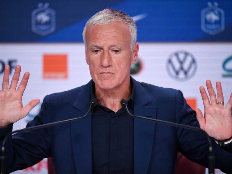 Didier Deschamps, allenatore della Francia. Sulla panchina dei Blues ha vinto i Mondiali 2018 (Ansa)