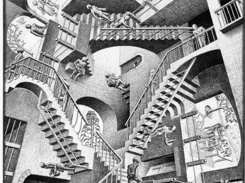 Relativit&agrave;, Maurits Cornelis Escher<br />&nbsp;<br />