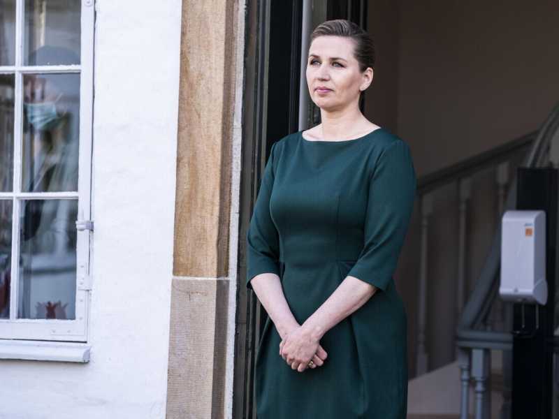 Il primo ministro danese Mette Frederiksen (Ansa)&nbsp;