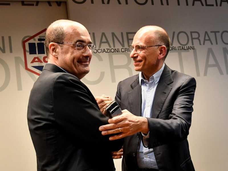 Letta e Zingaretti a pranzo al Nazareno: "Nicola aiutami a Roma"