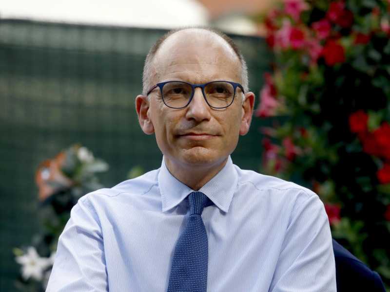 Enrico Letta (foto Ansa)