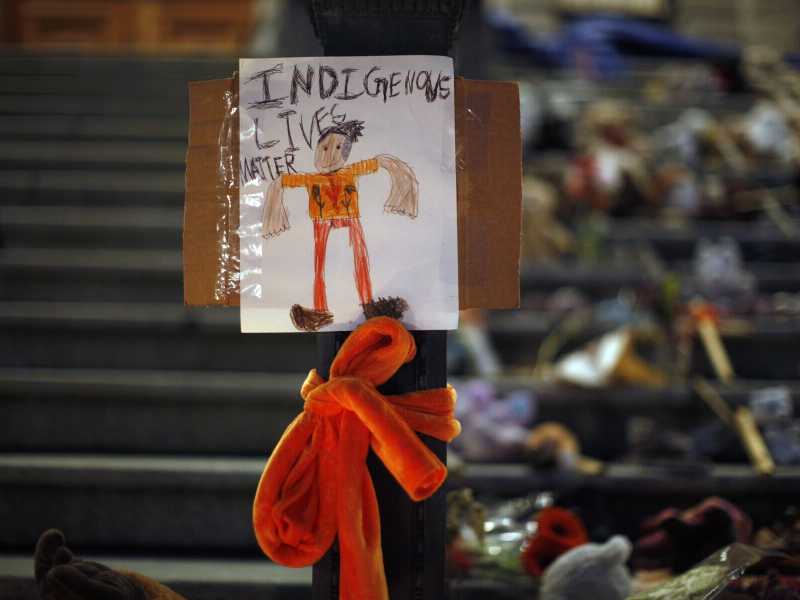 La protesta degli indigeni in Canada (LaPresse)