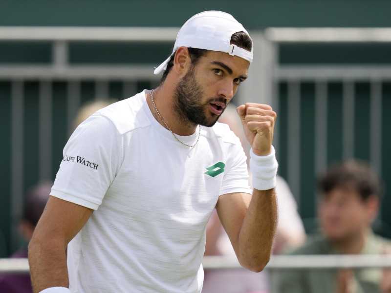 Matteo Berrettini (foto Ap)