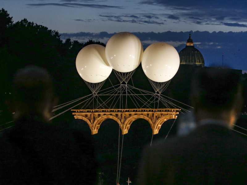 Il ponte volante sul Tevere: il sogno di Michelangelo prende vita
