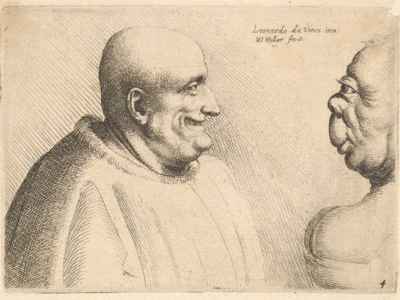Incisione di Wenceslaus Hollar da un disegno di Leonardo Da Vinci (Wikipedia)&nbsp;<br />