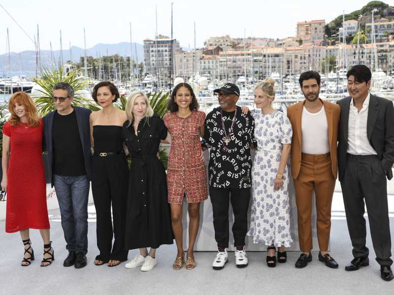 La giuria di Cannes 2021 (foto LaPresse)&nbsp;