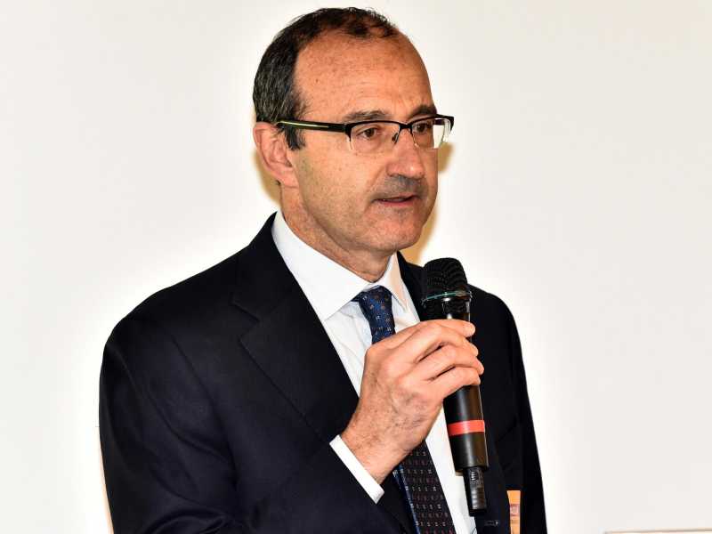 Stefano Scaglia, presidente di Confindustria Bergamo (foto Ansa)