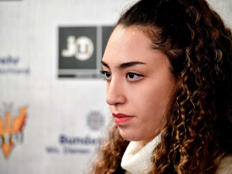 Kimia Alizadeh, l'atleta iraniana che si &egrave; ribellata al suo paese, scegliendo di gareggiare con il team dei rifugiati a Tokyo 2020 (Ansa)&nbsp;<br />
