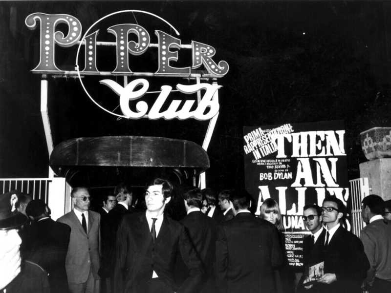 Archivio Lapresse 1966 Roma Italia Spettacolo Ingresso del Piper Club